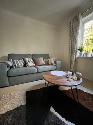 Modern DFS 3 seater sofa with removable arm.Excellent condition. Collection only - Image 1 of 4