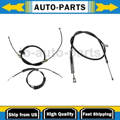 For 2005-2006 Cadillac Escalade ESV 6.0L Front Rear Parking Brake Cable 3x - Image 1 of 4