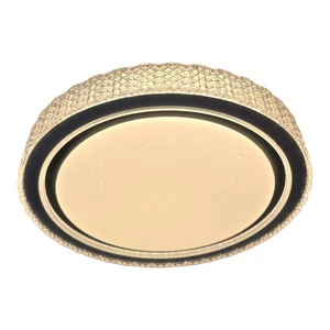 24W LED Deckenleuchte Glitzereffekt Acryl Unterputz Schlafzimmer Küche CCT - Bild 1 von 16