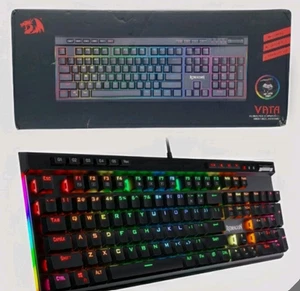 Redragon Hot Swappable VATA RGB LED Backlit Mechanical Gaming Keyboard Macro key - Picture 1 of 5