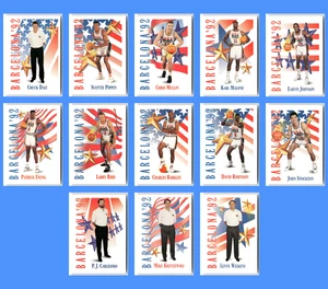 1991–92 USA Basketball Dream Team – 13 Card Lot – Pippen, Magic, Bird, More - Picture 1 of 16