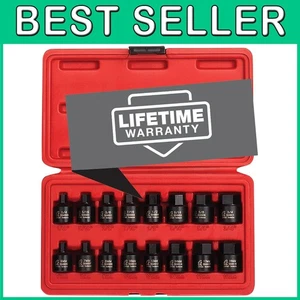 Dual Size Markings Hex Driver Set with Storage Case - Picture 1 of 8