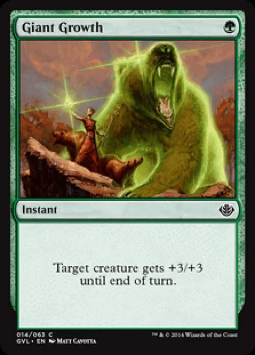 Giant Growth - Near Mint MTG Duel Decks Anthology: Elves vs Goblins - Image 1 of 1