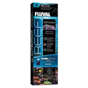 Fluval Reef 4.0 LED 22W - 38cm - 63cm Estensibile - Luce Acquario per Acqua di Mare - Foto 1 di 2