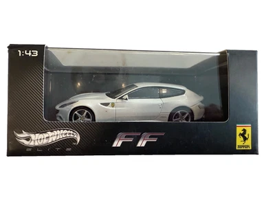 Hot Wheels Elite Ferrari FF Blanco Edición Limitada 1:43 Producto Oficial NUEVO EN CAJA RARO Foto 1 de 4