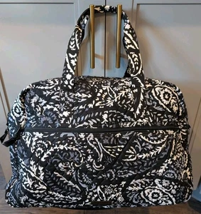 Bolso de Hombro Vera Bradley Paisley Noir Lona Pañales. - Imagen 1 de 11