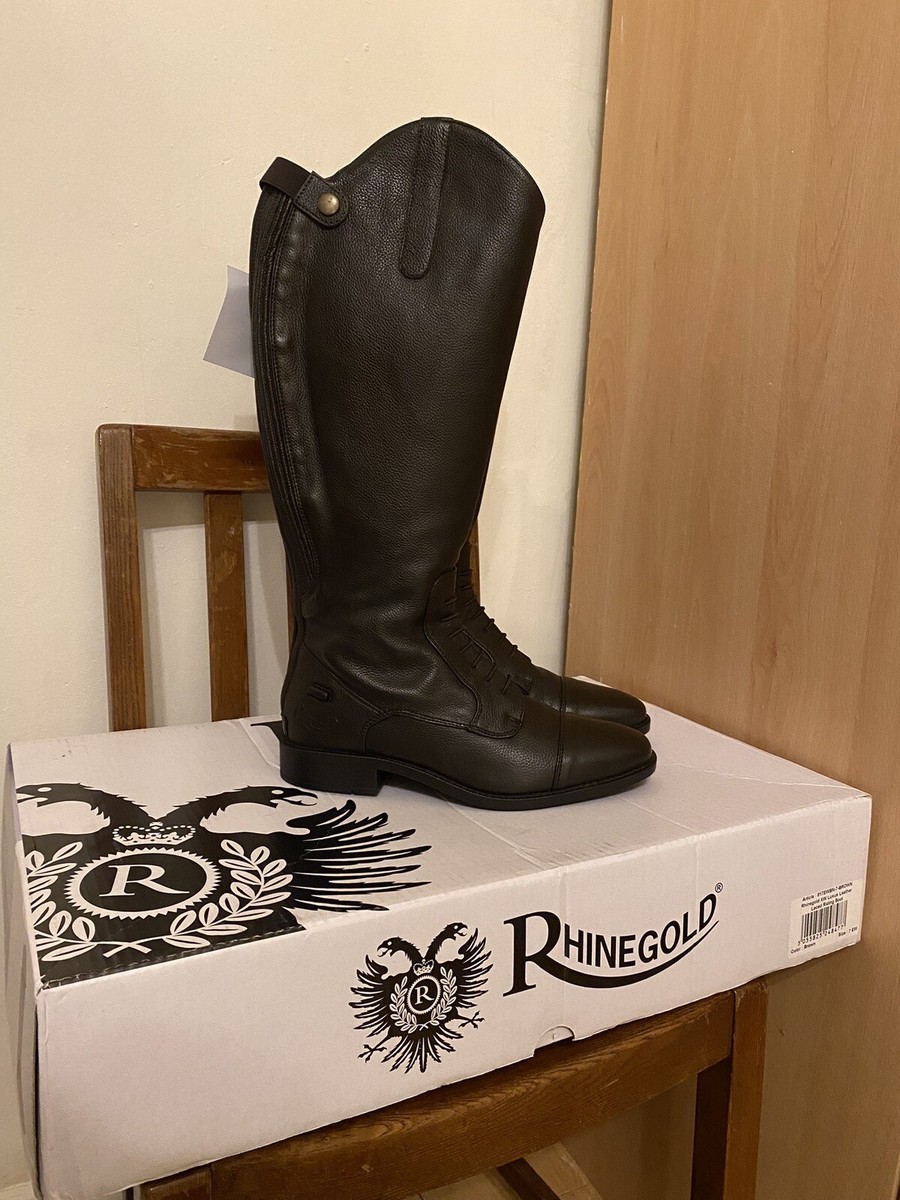 Rhinegold Reitstiefel Lederreitstiefel Damen Reitstiefel Aus Leder