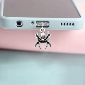 Phone Dust Plug Spider Pendant Decoration For IPhone Type-C Charging Interfa _cn - Zdjęcie 1 z 10