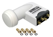 LNB QUATTRO 0,1dB BEST Germany DIGITAL für Multischalter FULL HD 1080p 3D 4K UHD