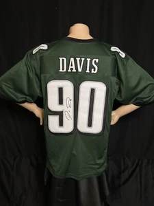 JORDAN DAVIS - Philadelphia Eagles - Autographed/Signed Jersey - JSA COA - Picture 1 of 3