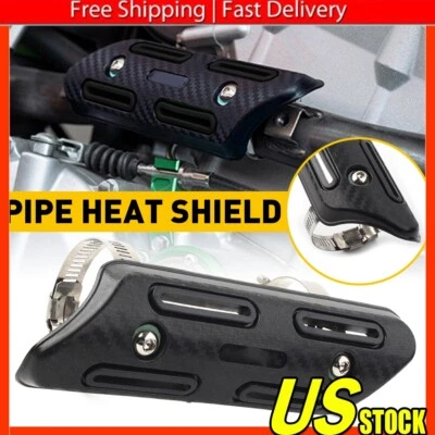 Cubierta protectora térmica de tubo para Honda CRF450R 2002-2020 CRF450X 2005-2020 negra Foto 1 de 4
