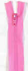 Reiverschluss 48 cm lg. / Spirale 5mm breit Teilbar Farbe rosa. 