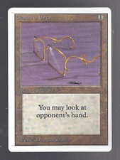 MTG Magic the Gathering Unlimited 1x " Glasses of Urza " Unplayed