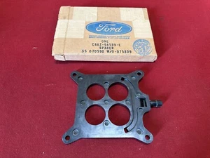 NOS FORD MUSTANG SHELBY COUGAR CARBURETOR SPACER C8AZ-9A589-E FoMoCo - Picture 1 of 2