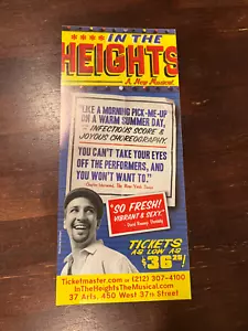 IN THE HEIGHTS Original Off-Broadway 37 Arts Flyer 2007 Lin-Manuel Miranda - Bild 1 von 2
