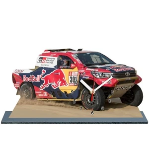 MODEL CARS, AL-ATTIYAH, Rally Dakar 2018, Toyota Hilux -01 with Clock, - Picture 1 of 1