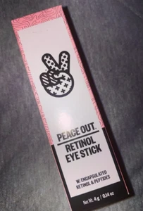 Palo para ojos Peace Out retinol antienvejecimiento hinchazón vegano nuevo en caja - Imagen 1 de 2