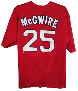 Camiseta deportiva de malla vintage 1998 Mark Mcgwire St. Louis Cardinals MLB talla mediana - Imagen 1 de 6
