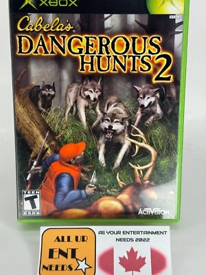 Cabela's Dangerous Hunts 2 (Microsoft Xbox, 2005) G CIB Complete - Image 1 of 3