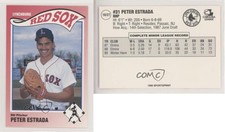 1990 Sportsprint Lynchburg Red Sox Peter Estrada #18
