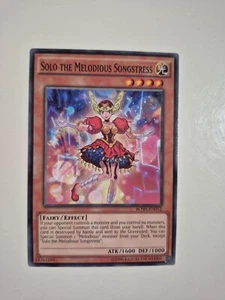 Yugioh TCG - Solo The Melodious Songtress - BOSH-EN012 - Common - 1st Edition - Picture 1 of 1