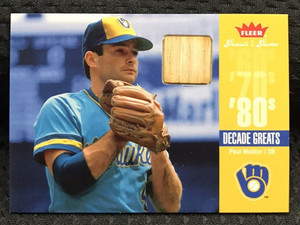 2006 Fleer Greats of the Game PAUL MOLITOR BAT Relic #DEC-PM Decade Greats 80’s
