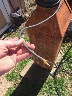 LUZ TRASERA CABEZA ALAMBRE BLINDADO PACKARD AÑOS 30 SCTA TROG HARLEY HENDERSON POR PIE Foto 1 de 4