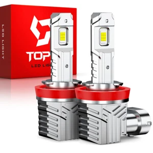 2x H11 H8 H9 LED Headlight Kit High Beam Low Bulb Super Bright 6500K 22000LM - Picture 1 of 7