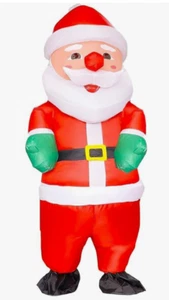 Inflatable Santa Costume for Adult Blow up Santa Claus Christmas Costume  - Picture 1 of 4