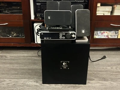 Logitech Z-5450 Computer Speakers 5.1 With Wireless Surround Speakers and Remote - Image 1 of 4