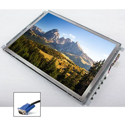 MONITOR DISPLAY 15" 38cm 4:3 OPEN FRAME 1024x768 CANVYS TFT VGA 12V AC/DC M879 - Immagine 1 di 4