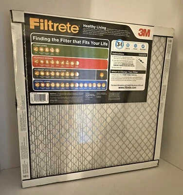 Filtrete 20x20x1 Air Filter MPR 2800 MERV 13, Healthy Living 2-Pack, White  - Image 1 of 3