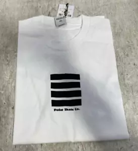 POLAR SKATE CO. T-shirt nastro e pantera - bianca - XL - nuova con etichetta - Foto 1 di 6