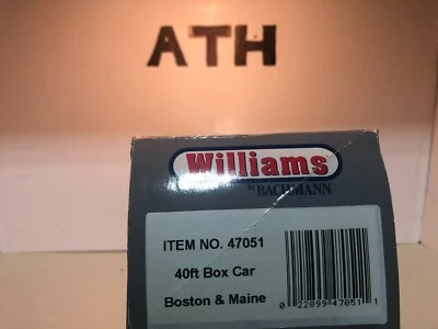 O Scale Williams Boston & Maine 40' Boxcar  RD#76171 3 Rail #47051 - Image 1 of 4