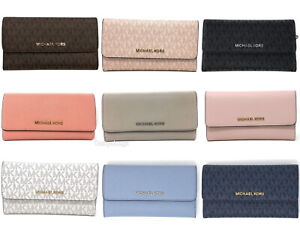 michael kors logo trifold wallet