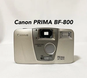 Canon PRIMA BF-800 film camera rare complete work US Customs Fees - Picture 1 of 11