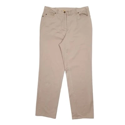 RUBY RD Chino Trousers Cotton Blend Beige Womens  14 - Image 1 of 4