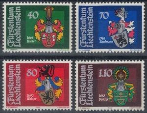 LIECHTENSTEIN 1982 Landammanner Wappen 4v postfrisch ** - Bild 1 von 1