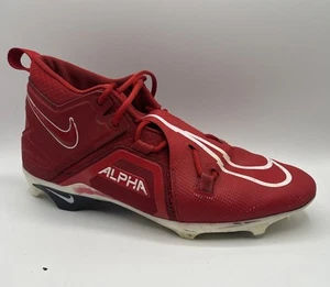 Nike Alpha Menace Pro 3 CT6649-616 Red Football Cleats - Size 13 - Picture 1 of 9