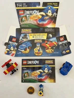 LEGO DIMENSIONS: Sonic the Hedgehog Level Pack (71244) 100% Complete, Tags Work - image 1 of 3