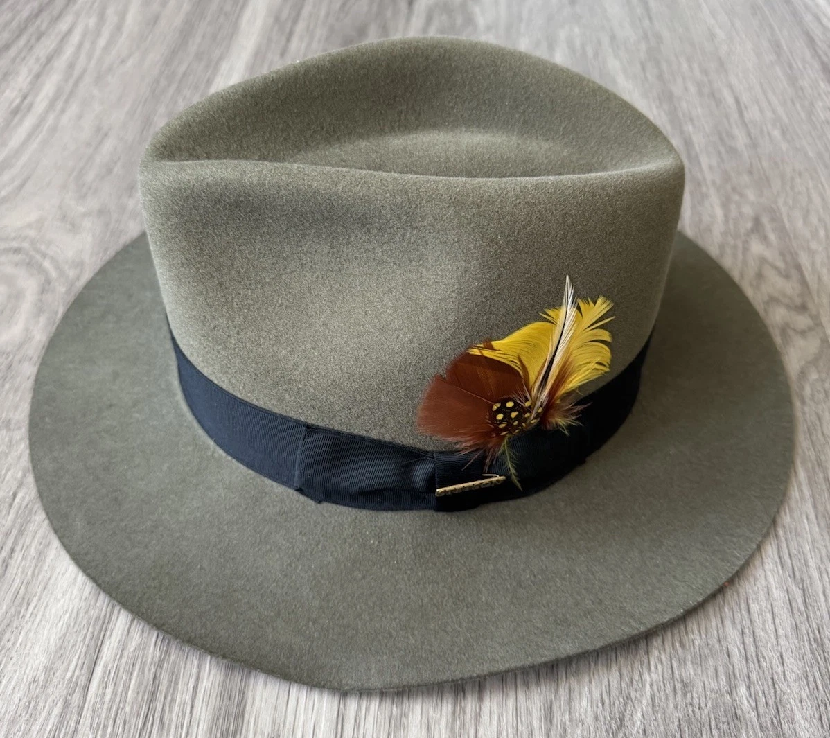 ステットソン 50s ヴィンテージ XLサイズ シルバーグレー 1960s