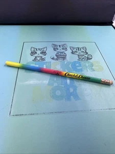 VTG 1987 Chuck E Cheese Rainbow Ombré Pencil Showbiz Pizza Time  - Bild 1 von 9