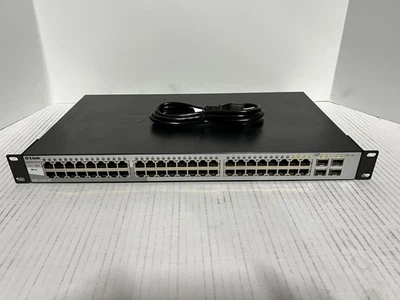 D-Link DGS-1210-48 Gigabit Managed 48 Port Network Switch with Rack Ears - Image 1 of 3