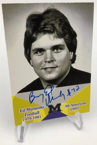 TK Legacy BIG ED MURANSKY AUTO Card ALL-AMERICAN 1981 Signed MICHIGAN WOLVERINES - Picture 1 of 9