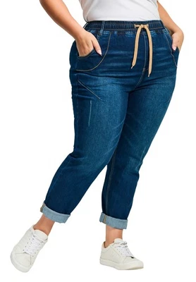 Avenue Women's Plus Size Taliah Denim Jogger - Image 1 of 2