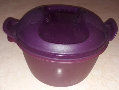 TUPPERWARE cuiseur à riz micro-ondes 3L  Mauve violet  TBE - Photo 1/2