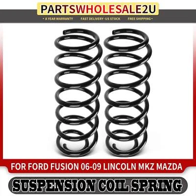 2x Muelles helicoidales traseros L&R para Ford Fusion 06-09 Lincoln MKZ 07-09 Mazda 6 Mercury Foto 1 de 4