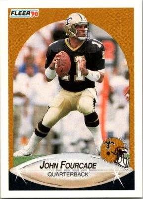 1990 Fleer #186 John Fourcade - Image 1 of 2