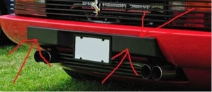 For Ferrari Testarossa Rear Center Panel License Plate - Picture 1 of 5