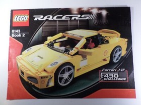 Lego 8143 Ferrari F430 Challange Instructions Manuals Book 2